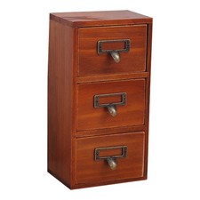  Drawer Organizer for Makeup Vanity Organizers and Storage Dresser Mini Cabinet