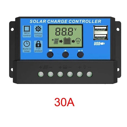 30a pwm solar panel regulator - 30a,