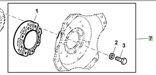 Genuine john deere hub - deere,