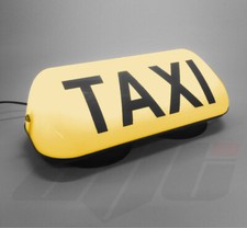 36cm Taxi Roof Sign Aerodynamic Magnetic Taximeter Cab Top Lamp 12V Yellow Light