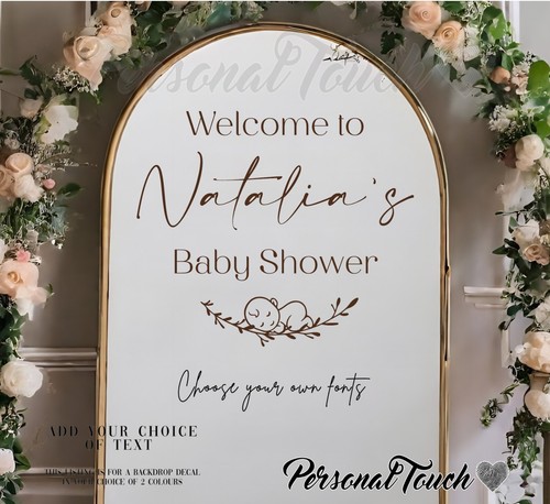 Personalised baby shower - baby,