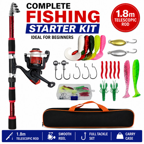 Junior kids fishing rod reel - junior,