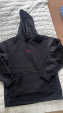Supreme Black Hoodie Large 