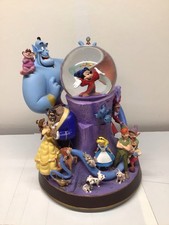 Wonderful World Of Disney Light Up Music Snow Globe “Friend Like Me” READ S1