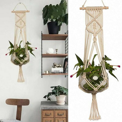 Macrame plant hanger flower - macrame,