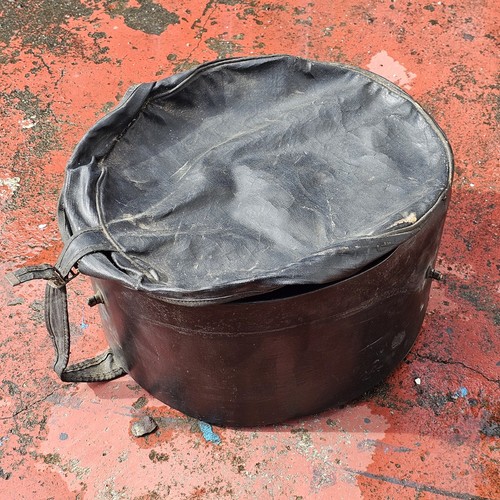 Vintage leatherette style hat - vintage,