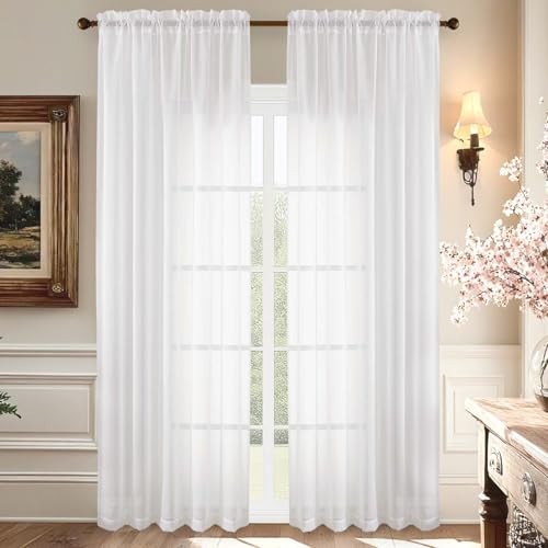 Sheer curtains inches - ,