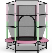 Kid Trampoline With Safety Net