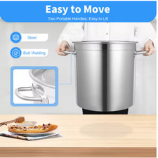 35L Stainless Steel Stock Pot