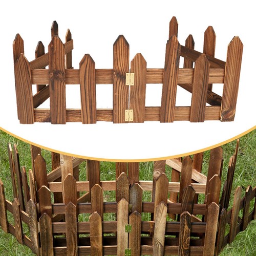 Wooden garden fence picket - garden,