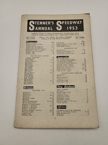 Vintage stenners speedway - vintage,