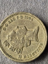 Uk Rare 1994 One Pound Coin UK