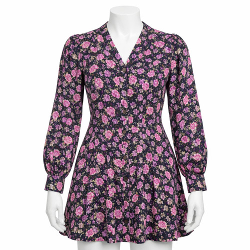 Zara floral mini dress womens - zara,