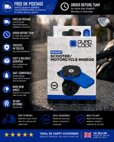 Quad lock motorcycle scooter - /,