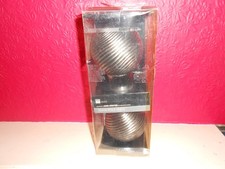 B&Q 35 mm Curtain Pole Ends Swirl Metal Ball Silver Effect