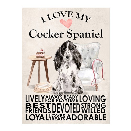 Love cocker spaniel - cocker,