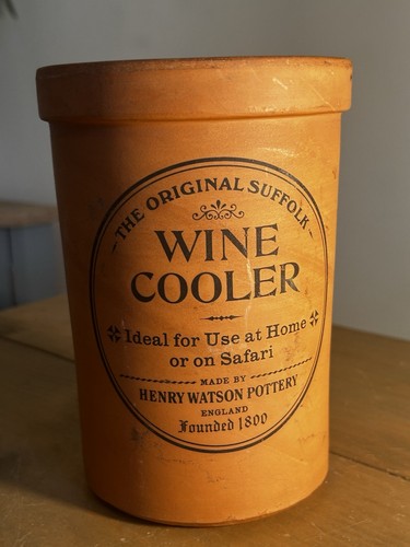 Vintage terracotta wine cooler - wine,