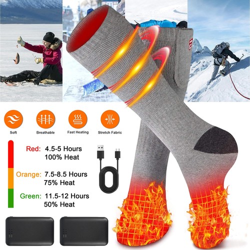 Electric heated socks thermal - electric,