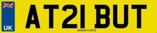 NUMBER PLATE PRIVATE REGISTRATION AT21 BUT CAR REG ATTRIBUTE QUALITY FEATURE REG