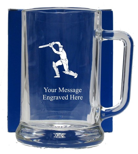Personalised cricket pint - personalised,