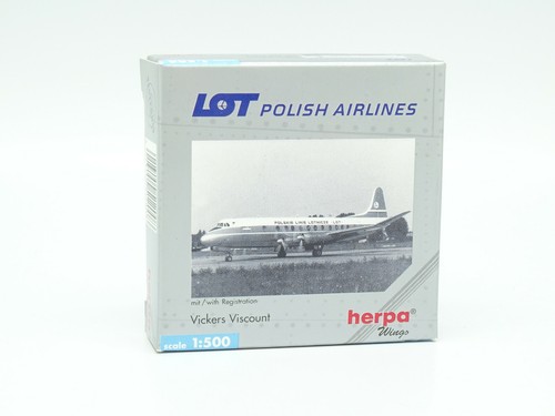 Herpa vickers viscount - viscount, 1/500