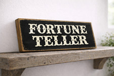 Fortune Teller Sign vintage