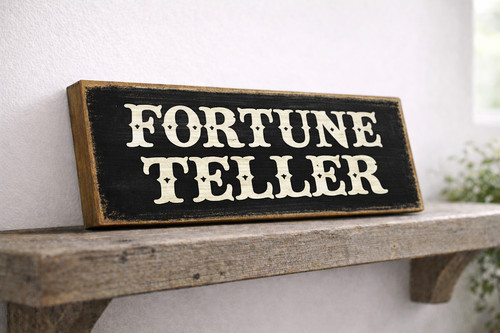 Fortune teller sign vintage - teller,