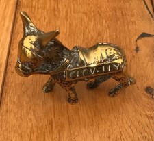 Clovelly Donkey Solid Brass