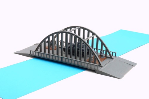 Steel arch bridge tabletop - steel,