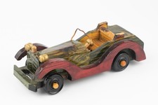 Vintage Wooden Toy Car with