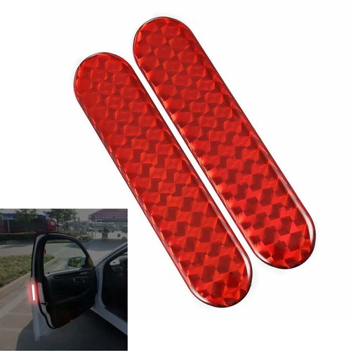 Red reflective safety warning - reflective,