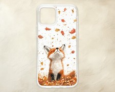 Watercolour Autumn Fox Falling