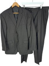 Giorgio Armani Wool Suit 2 Piece Brown Size 56 Trousers Jacket
