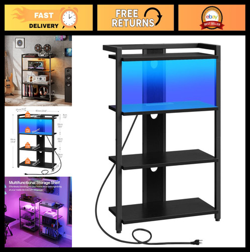 Tier media stand with - 4-tier,