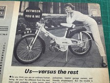 RALEIGH AUTOMATIC MK II MOPED MOTORCYCLE MAGAZINE PERIOD 1960