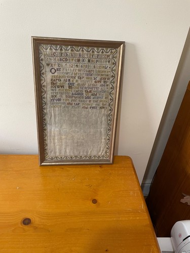 Georgian antique sampler