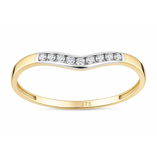 9ct yellow gold cubic zirconia - 9ct,