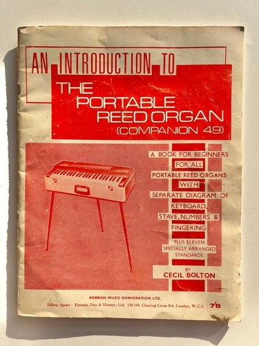 Vintage portable reed organ - portable,