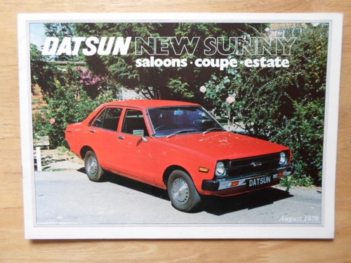 Datsun sunny range - sunny, 1978