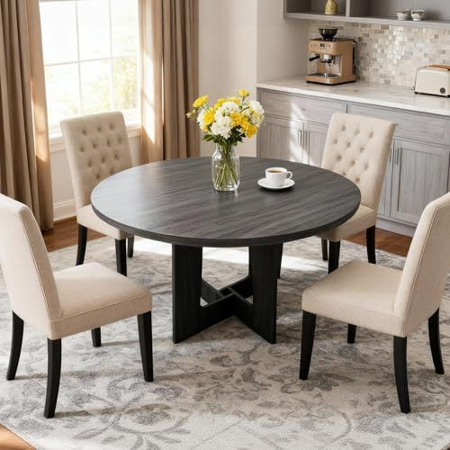 Round dining table - round, 4