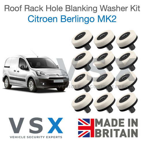Roof rack hole blanking plugs - rack,