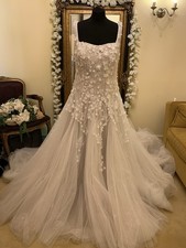 Allure Disney Wedding Dress Style D377 Snow-white Size 16/18 Blush NEW!!