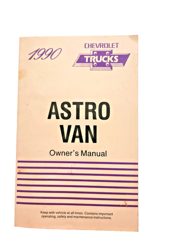 1990 chevy astro van owner - 1990,