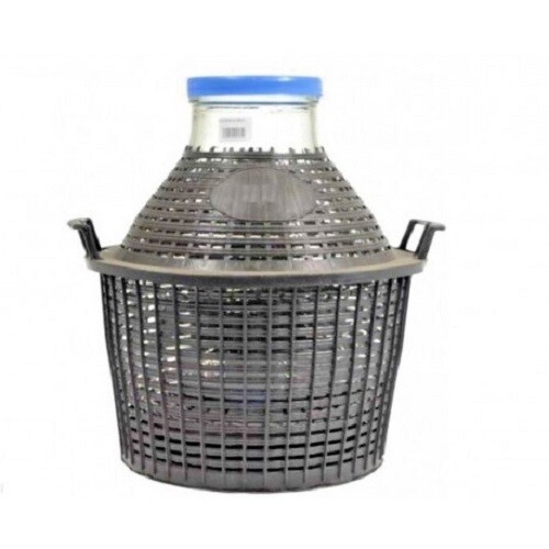 Glass carboy demijohn wide - glass,
