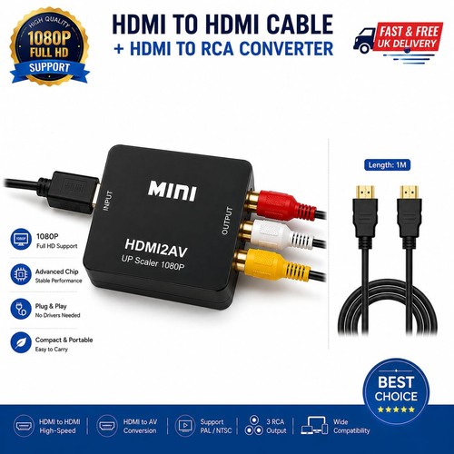 Hdmi rca converter with - rca,