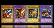 4x Yu-Gi-Oh Cards Vintage SDJ DB2 Commons Starter Deck: Joey Dark Beginning 2