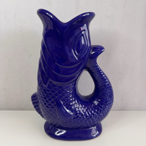 Blue gurgling jug - blue,
