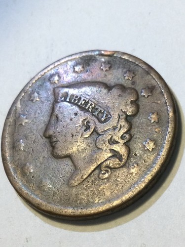 1837 large cent newcomb - large,