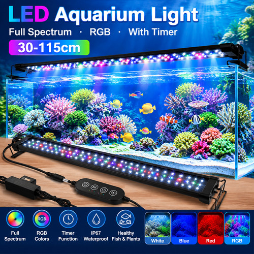 New aquarium fish tank - tank, led