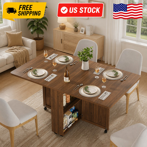 Folding dining table with - table,